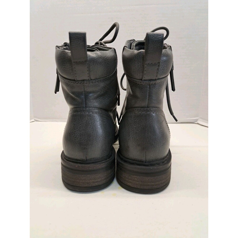 Baretraps Women's Amy Sue Gray Combat Boots 9.5M - Picture 4 of 7